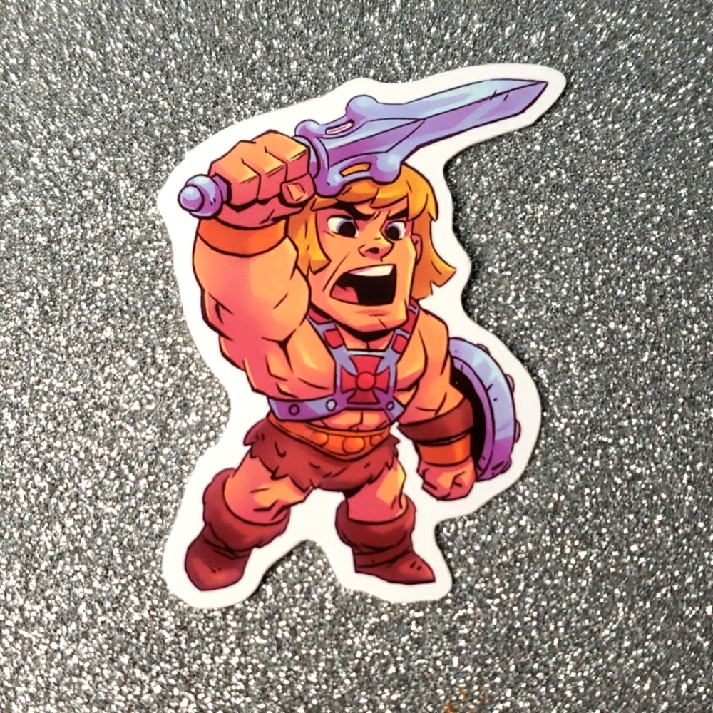 HE-MAN waterproof sticker